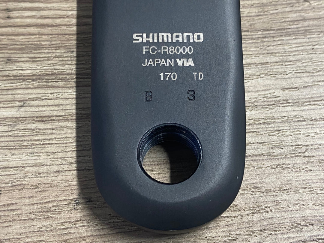 IZ991 4iiii PRECISION PML100 パワーメーター 左 クランク SHIMANO ULTEGRA FC-R8000 170mm 動作確認済