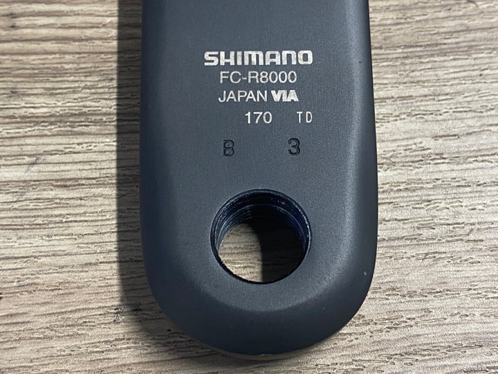 IZ991 4iiii PRECISION PML100 パワーメーター 左 クランク SHIMANO ULTEGRA FC-R8000 170mm 動作確認済