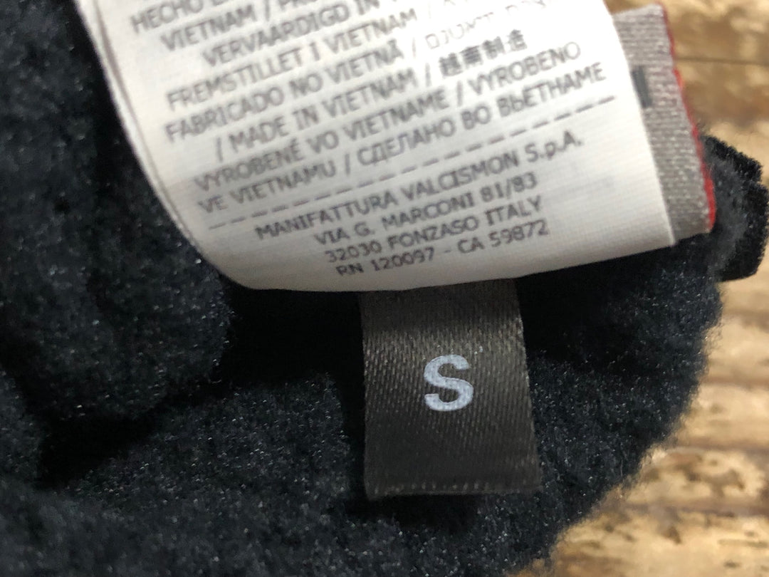 JV788 カステリ CASTELLI Perfetto 長指ウィンターグローブ 黒 ROSSOCORSA GORE WINDSTOPPER S 裏起毛