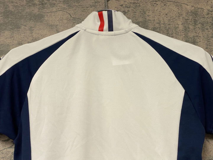 KJ963 ルコックスポルティフ le coq sportif 半袖 サイクルジャージ 白赤 M