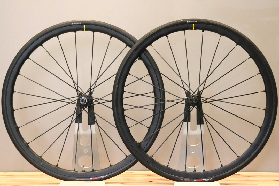 訳アリ マヴィック MAVIC キシリウム KSYRIUM SL 25 DISC UST アルミ チューブレスレディ ホイールセット シマノ11S/12S 19C 【仙台店】