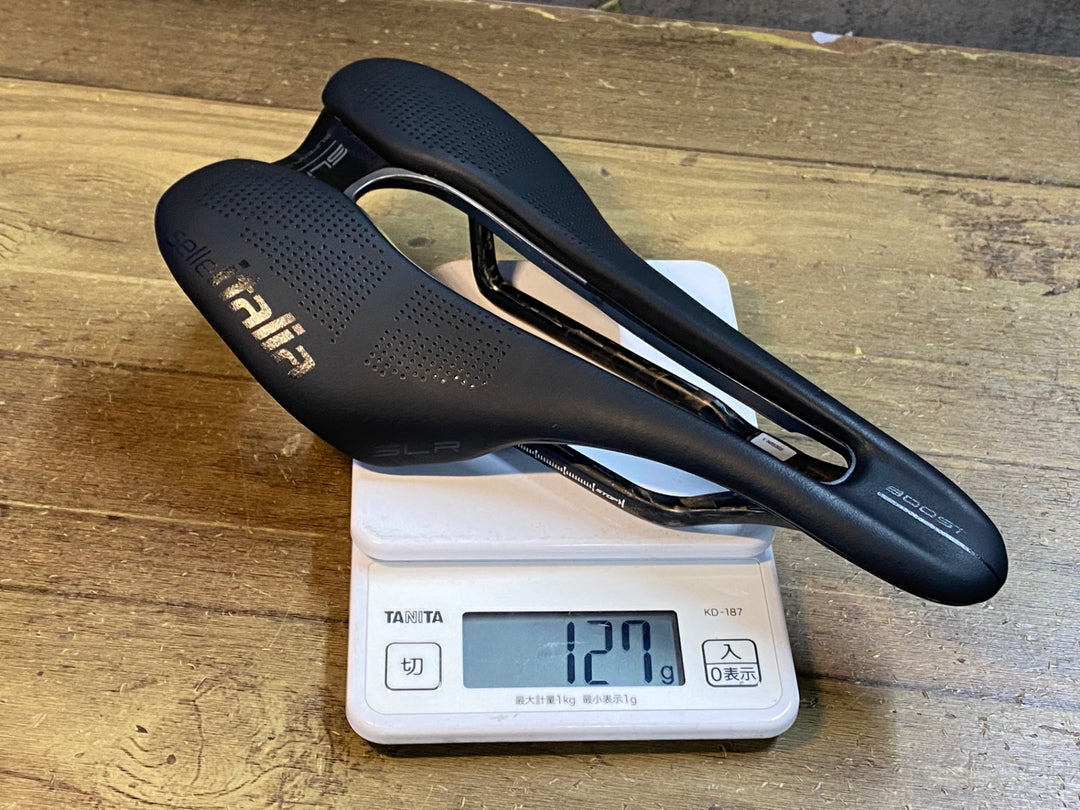 JT542 セライタリア selle italia SLR BOOST KIT CARBONIO SUPERFLOW サドル 黒 130mm カーボンレール