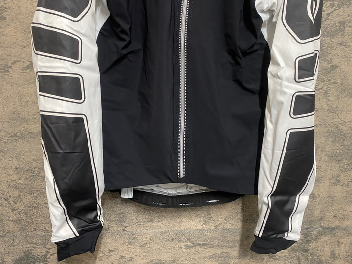 JQ935 アソス ASSOS iJ.shaq Uno 長袖 サイクルジャケット 白 黒 M 裏起毛