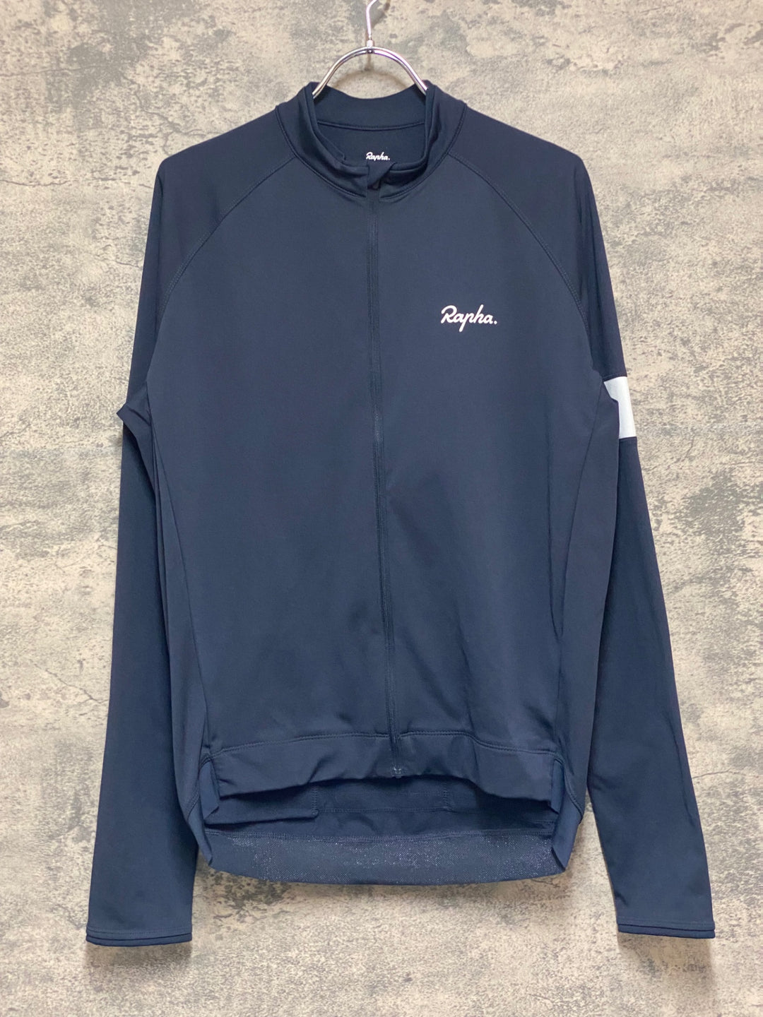 KP820 ラファ RAPHA CORE LONGSLEEVE JERSEY 長袖 サイクルジャージ 紺 XL