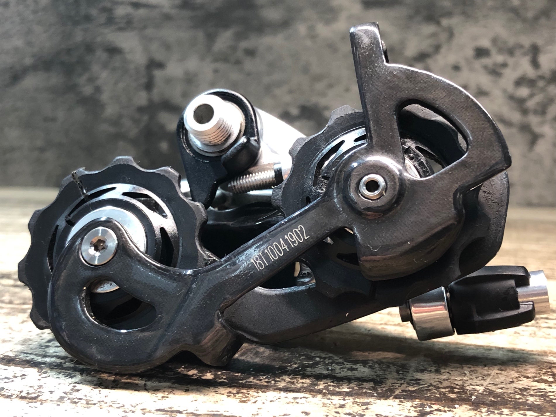JN042 スラム SRAM レッド RED リアディレイラー 10S シルバー