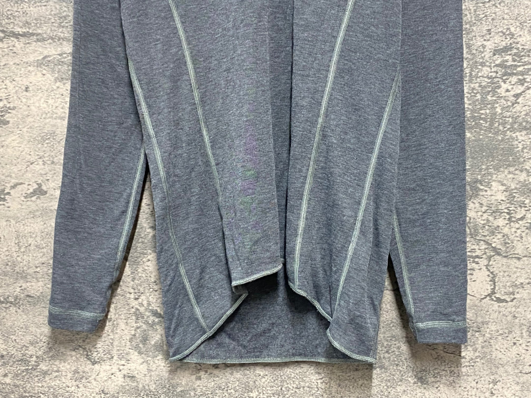 JY251 カステリ CASTELLI 長袖 ベースレイヤー グレー M 裏起毛