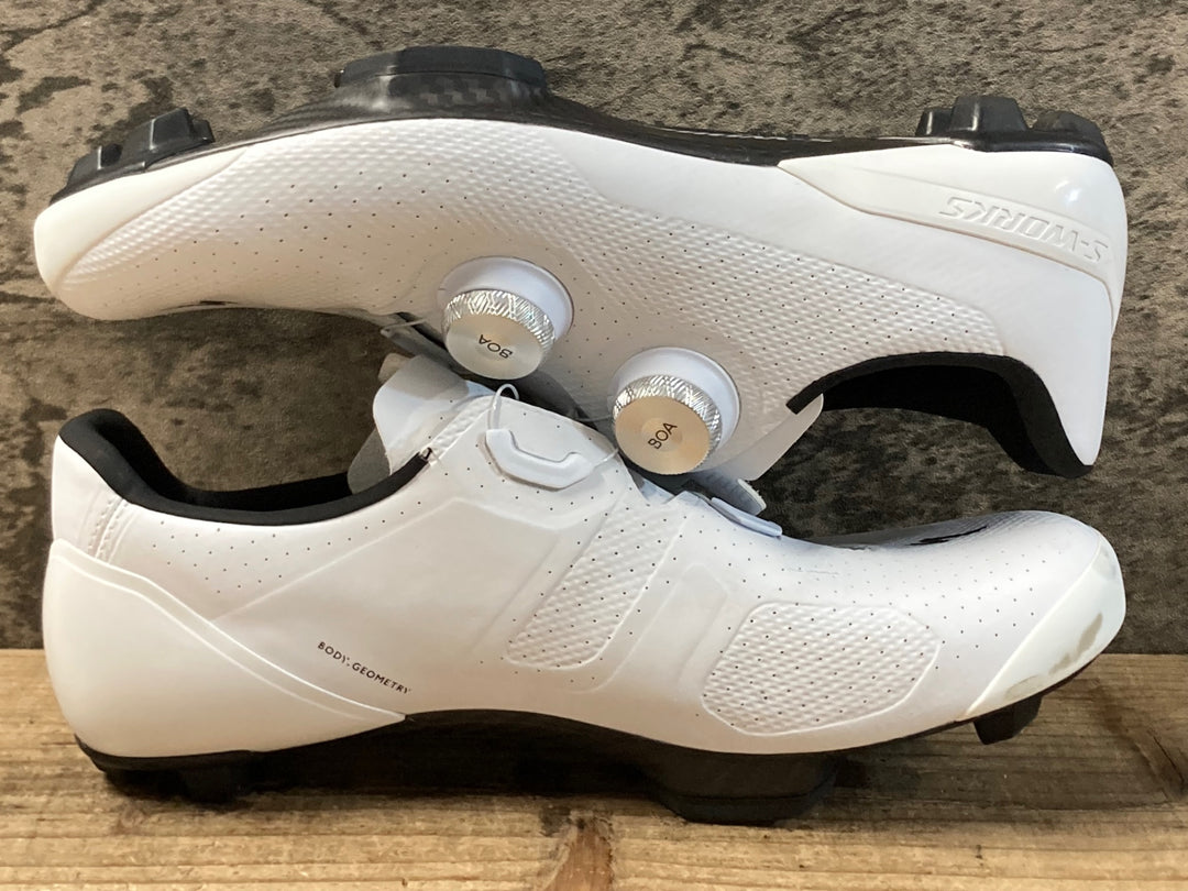 KG018 スペシャライズド SPECIALIZED S-WORKS Recon ビンディングシューズ 2穴 EU41 SPD ホワイト