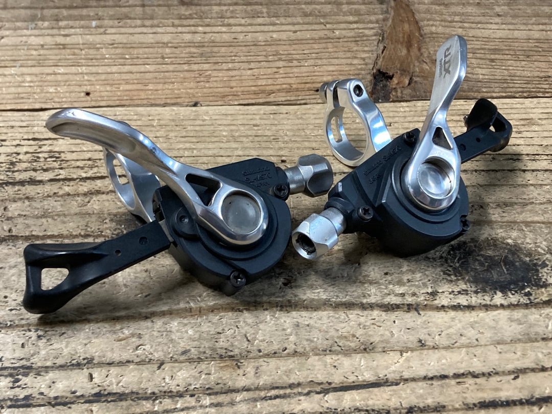 KC623 シマノ SHIMANO XTR SL-M970-A シフトレバー セット 3x9S Φ22.2