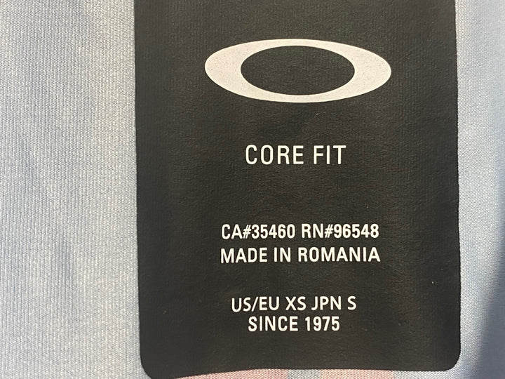 KJ268 オークリー OAKLEY CORE FIT 半袖 サイクルジャージ 青 S