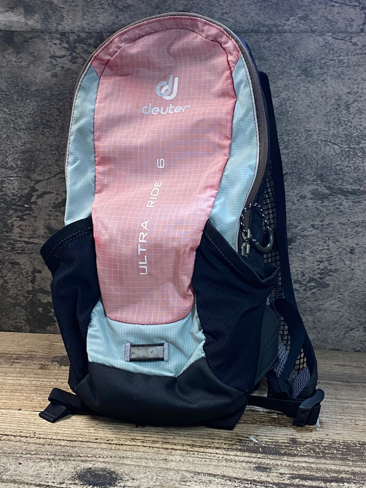 JX136 ドイター deuter ULTRA RIDE 6 リュック バックパック 黒 ピンク
