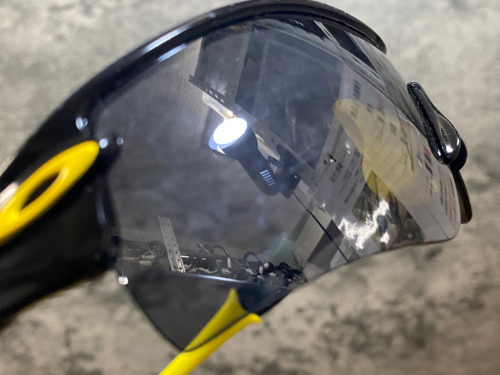 KH644 オークリー OAKLEY LIVESTRONG RADAR サングラス アイウェア 黒 黄 ※レンズ傷