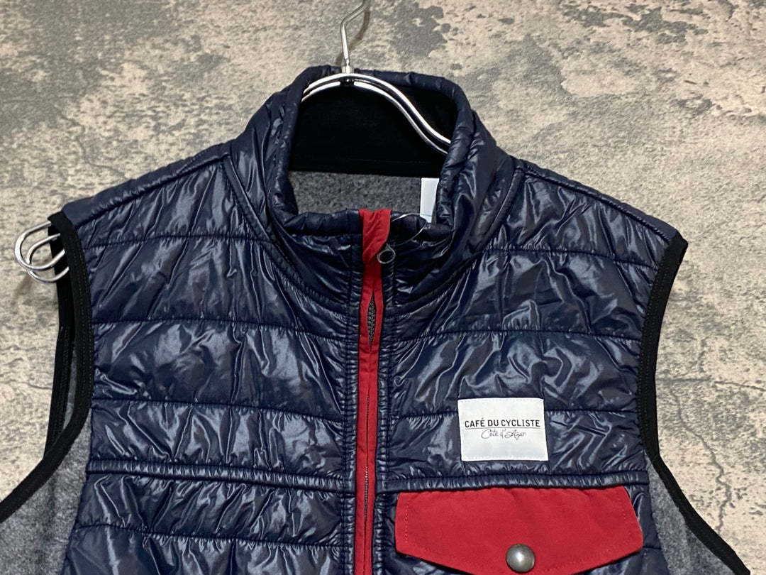 KR591 カフェドシクリステ Cafe du Cycliste ALBERTINE GILET MEN サイクルベスト ジレ L ダウン