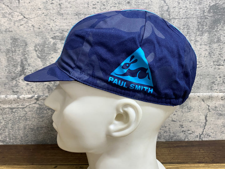 KJ016 ラファ Rapha PAULSMITH ＆ Rapha CAP サイクルキャップ 濃紺 ワンサイズ