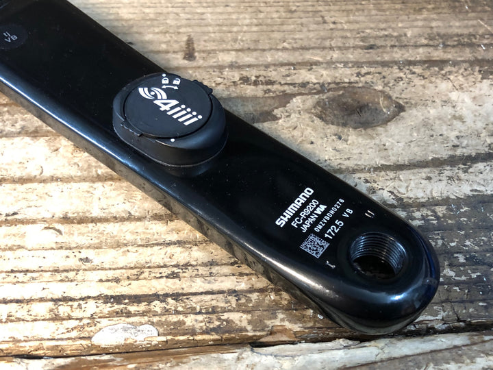 JO996 4iiii DUAL PRECISION3 PMR/L100 ANT+ Bluetooth パワーメーター クランクセット SHIMANO DURA-ACE FC-R9200 172.5mm 52/36T