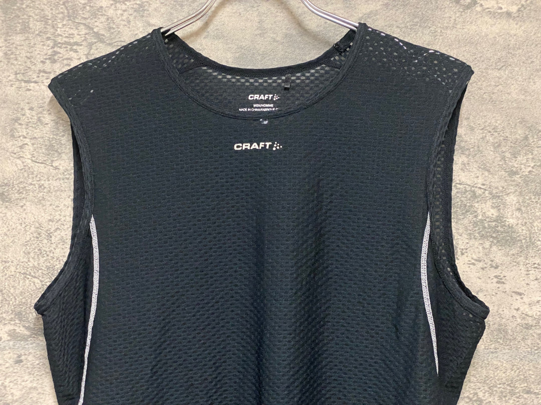 KD943 クラフト CRAFT ノースリーブ ベースレイヤー 黒 M
