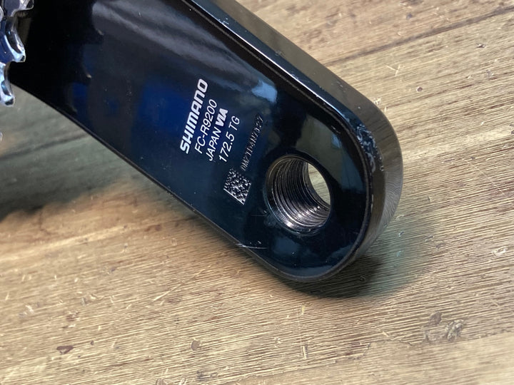 JD230 4iiii シマノ SHIMANO FC-R9200 パワーメーター クランクセット 52/36T 172.5 ※バッテリーベース割れあり