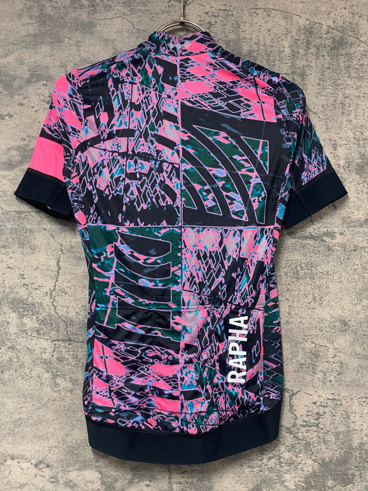 KK479 ラファ Rapha EF Education Women's First Pro Team Jersey 半袖 サイクルジャージ XS レディース