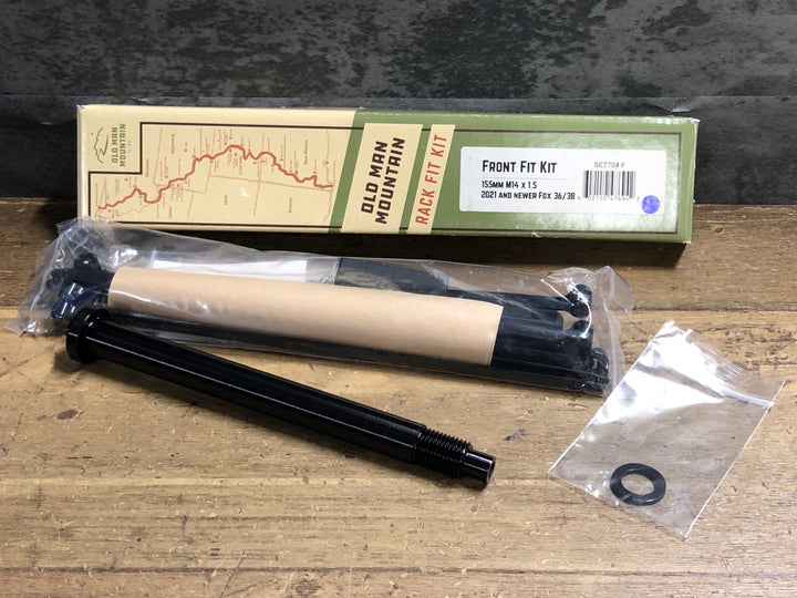 KE659 オールドマンマウンテン OLD MAN MOUNTAIN Rack Fit Kit M14x1.5 155mm 2021 AND NEWER FOX 36/38
