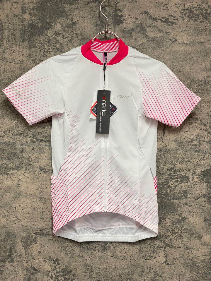 JW016 レリック reric Women's Himalia SS Jersey 半袖 サイクルジャージ S 白 レディース