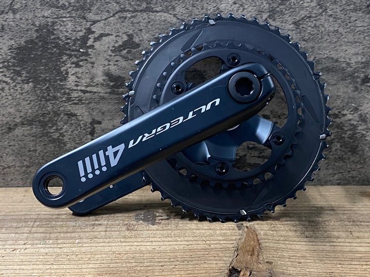 JU387 シマノ SHIMANO FC-08 クランクセット 52/36T 165mm 2x11s 4iiii PRECISION 3+ POWER METER 動作確認済み