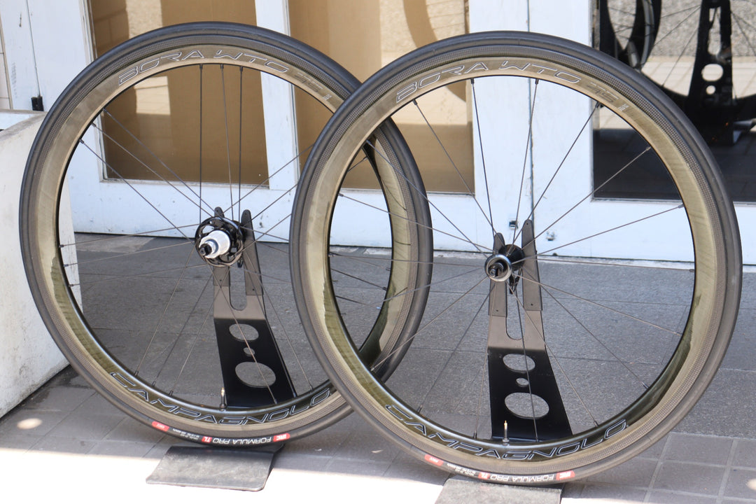 カンパニョーロ CAMPAGNOLO ボーラ BORA WTO 45 カーボン チューブレス ホイールセット シマノ11S/12S 【横浜店】