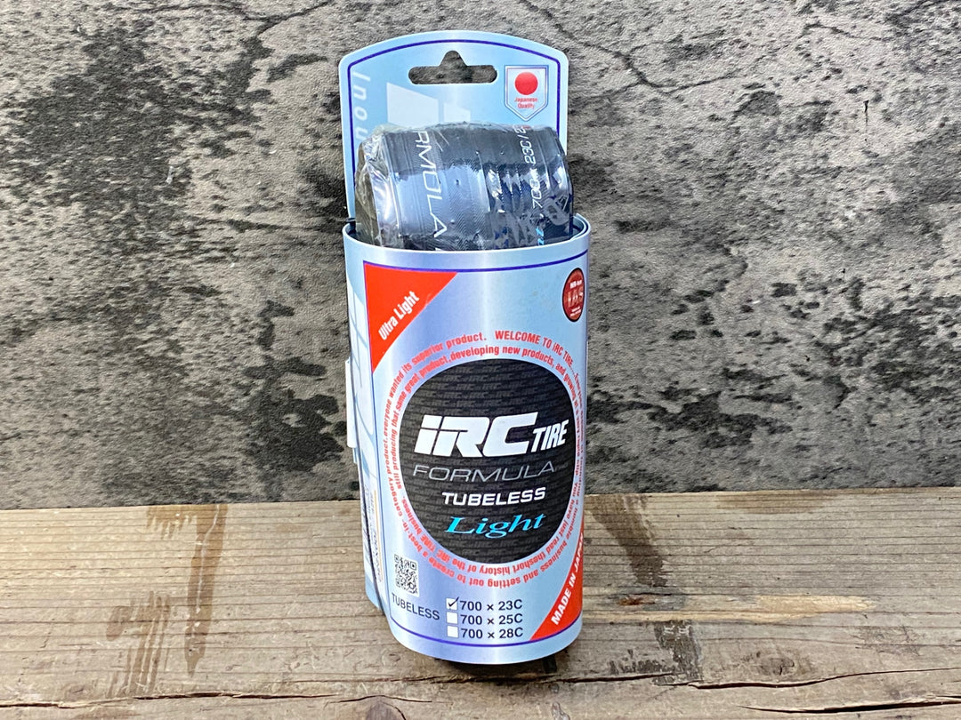 JY906 IRC FORMULA LIGHT チューブレス タイヤ 700x23C 1本