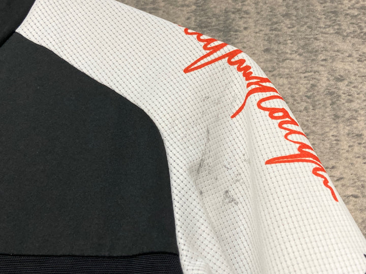 JW388 ルコックスポルティフ le coq sportif 半袖 サイクルジャージ 白黒 L 汚れ
