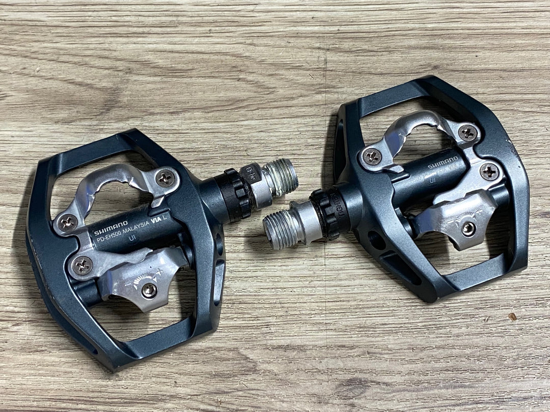 KE293 シマノ SHIMANO PD-EH500 ビンディングペダル 片面フラット SPD
