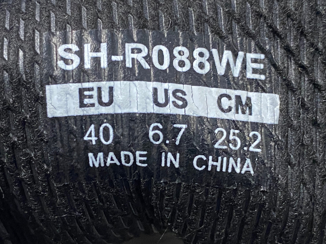 KO710 シマノ SHIMANO SH-R088WE ビンディングシューズ 白 EU40 3穴