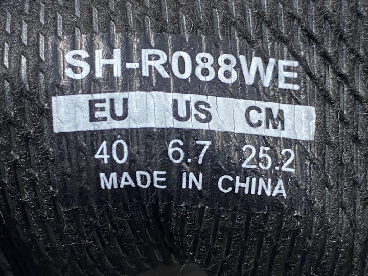 KO710 シマノ SHIMANO SH-R088WE ビンディングシューズ 白 EU40 3穴
