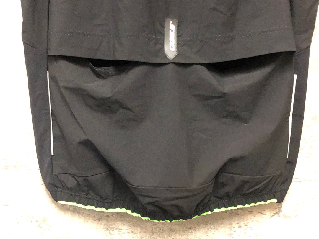 KP570 Q36.5 ジレ サイクルベスト 黒 M 裏起毛