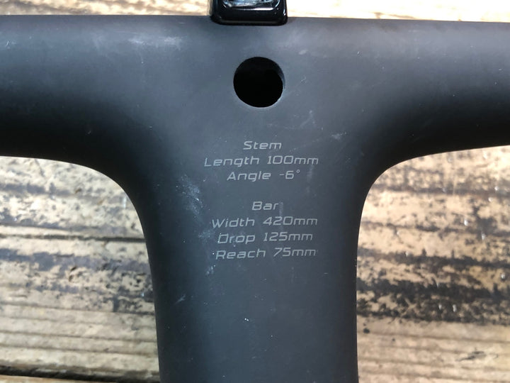 JJ797 ロヴァール ROVAL ALPINIST SL COCKPIT カーボン ドロップハンドル ブラケットC-C420mm ステム100mm 専用マウント付