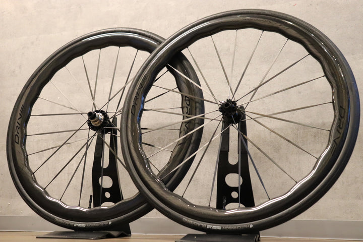 エリートホイールズ ELITEWHEELS ドライブ DRIVE HELIX 46D CS カーボン チューブレスレディ ホイールセット XDRフリー 【さいたま浦和店】
