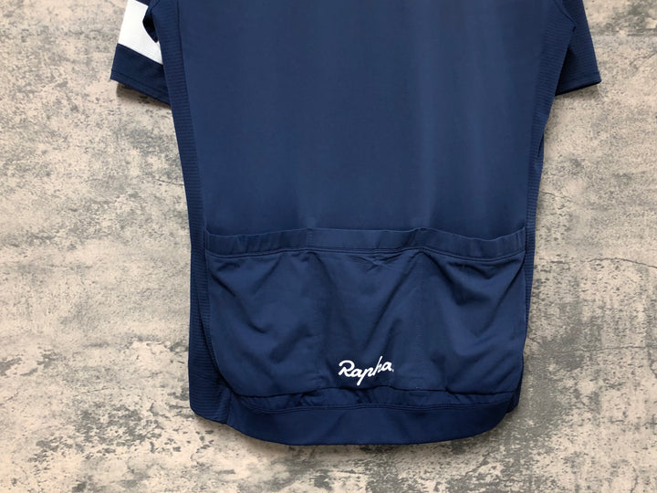 JW519 ラファ Rapha CORE LIGHTWEIGHT JERSEY 半袖 サイクルジャージ ネイビー XL