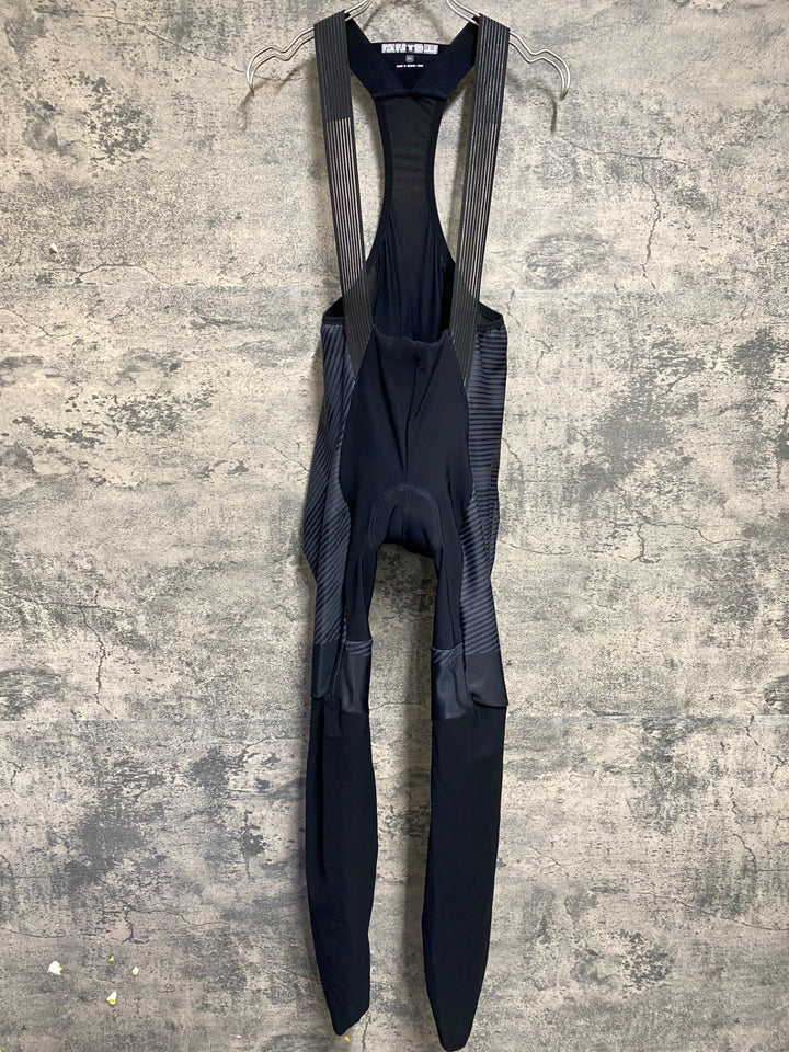 KE154 カステリ CASTELLI ロッソコルサ ROSSO CORSA RAIN OR SHINE ビブタイツ 黒 XL 裏起毛