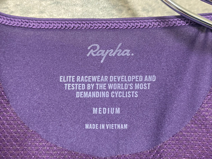 JH978 ラファ Rapha PRO TEAM BASE LAYER SLEEVELESS ベースレイヤー パープル M