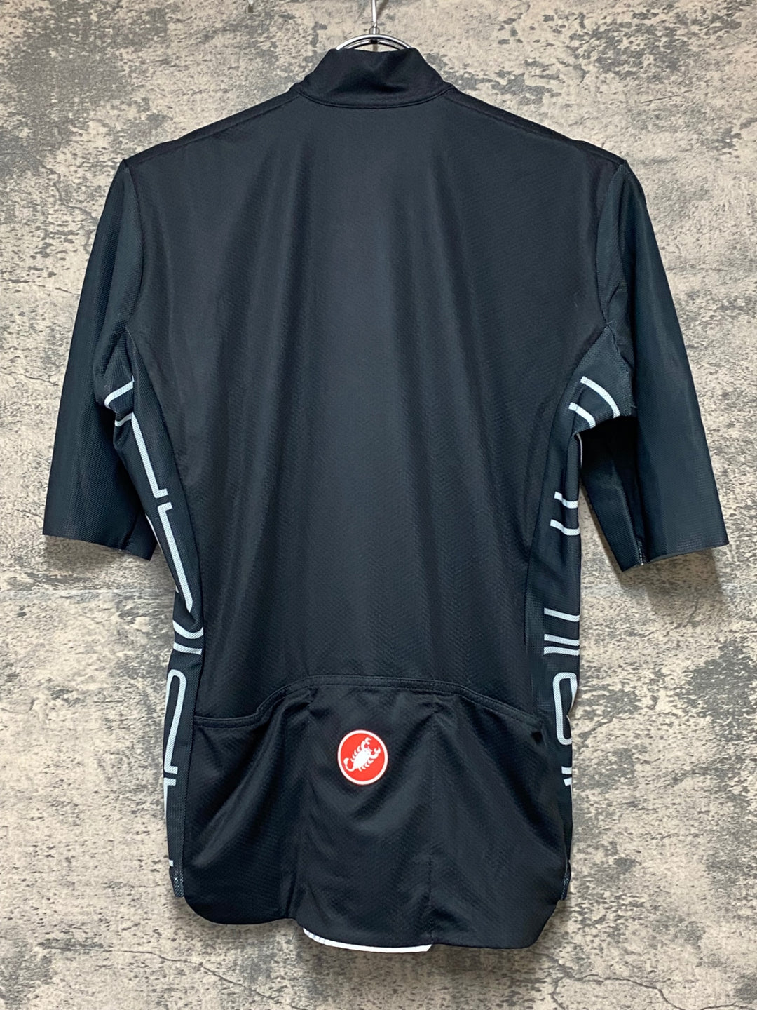 KH466 カステリ CASTELLI 半袖 サイクルジャージ 黒 M
