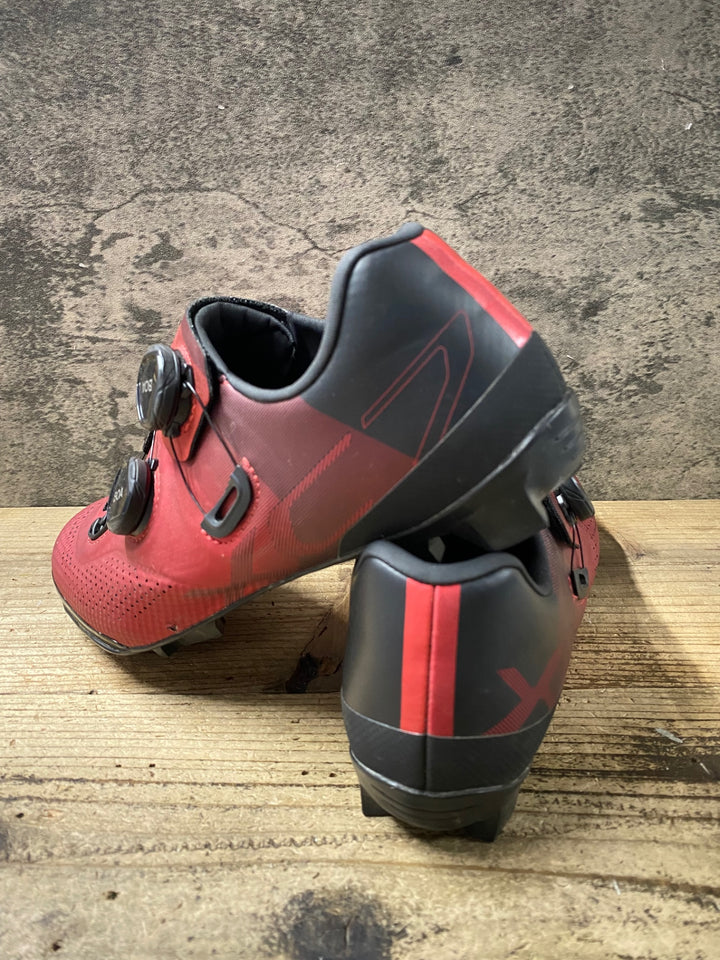 KB579 シマノ SHIMANO XC7 SHXC702M ビンディングシューズ 赤 EU41 2穴