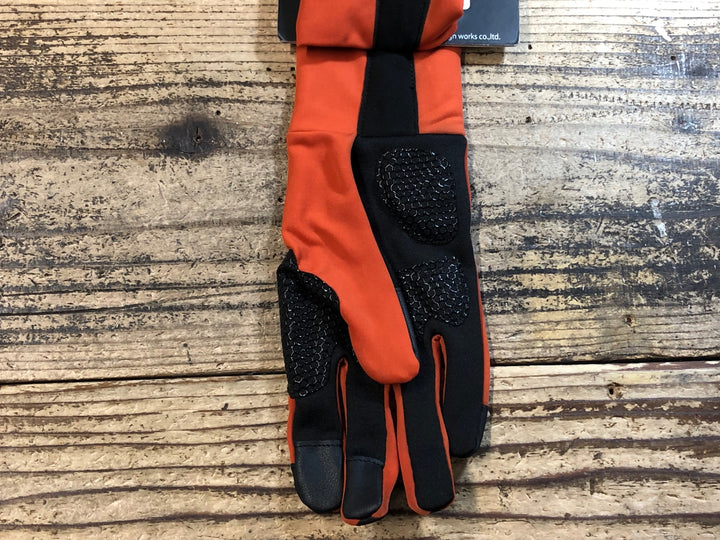 JW030 レリック reric Nereid Light Gloves 長指ウィンターグローブ XL オレンジ 裏起毛