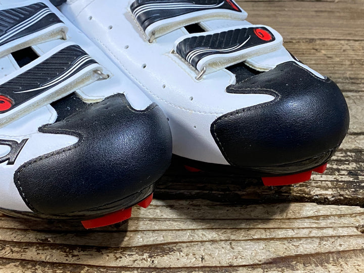 KG381 シディ SIDI TRACE MTB ビンディングシューズ 白 SPD EU45 ※ペン字あり