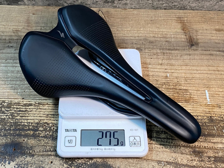 IZ901 スペシャライズド SPECIALIZED ROMIN EVO サドル 黒 155mm HOLLOW Tiレール ※クラックの疑いのためジャンク