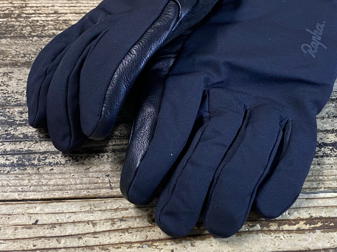 JS851 ラファ Rapha ウインターグローブ 黒 Ｍ 裏起毛
