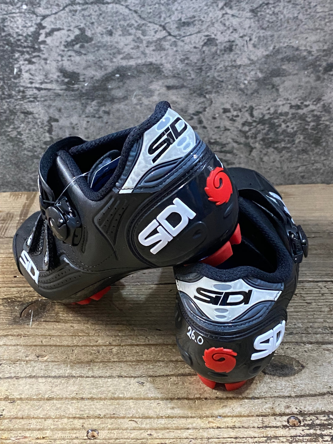 KG391 シディ SIDI TRACE MTB ビンディングシューズ 黒 SPD EU42 ※ペン字あり