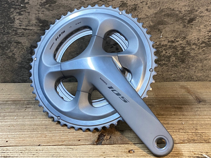 JR643 シマノ SHIMANO 105 FC-R7000 クランクセット 52/36T 165mm シルバー