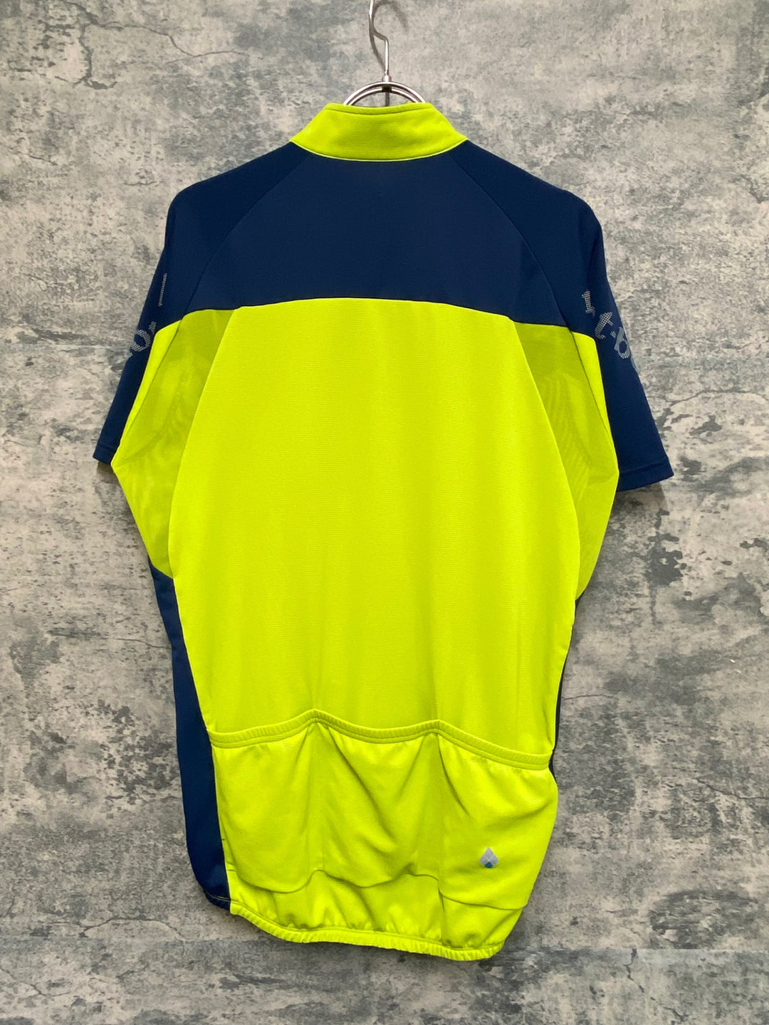 KF257 モンベル mont-bell 半袖 サイクルジャージ 緑 ネイビー XL