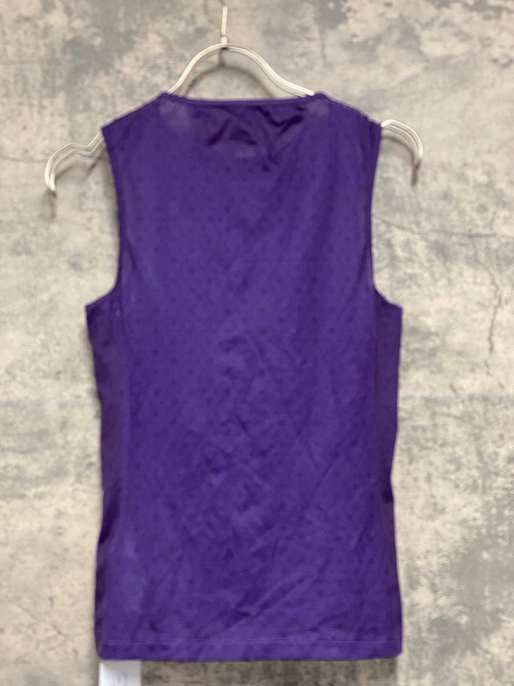 JX636 ラファ Rapha ODE TO THE SUN SOUPLESSE BASE LAYER SLEEVELESS ノースリーブ ベースレイヤー 紫 レディース S