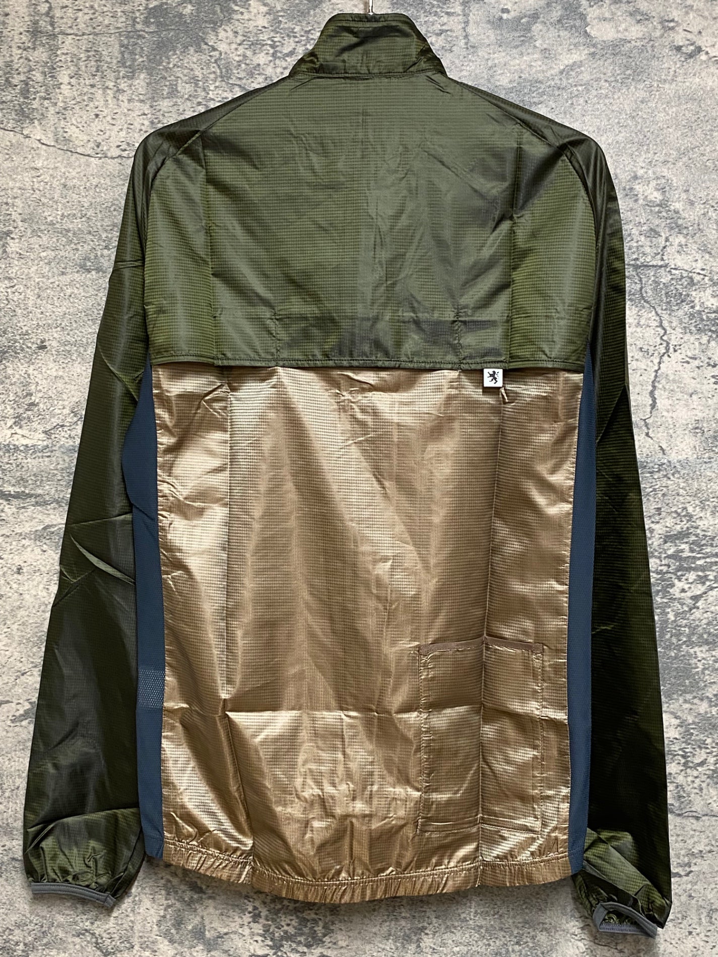 JO907 カペルミュール KAPELMUUR ウインドブレイカー 千鳥格子 モス