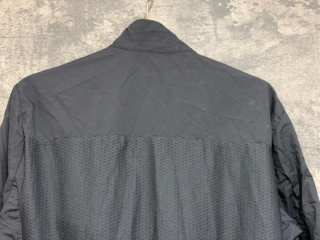 JP204 ラファ Rapha PRO TEAM LIGHT WEIGHT WIND JACKET 長袖 ウインドブレイカー 黒 Ｍ
