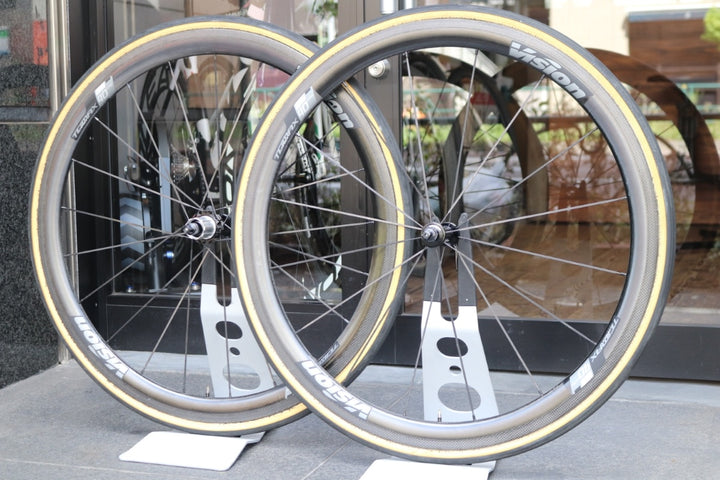 ヴィジョン VISION トライマックス TRIMAX CARBON 40 LTD カーボン チューブラー ホイールセット シマノ 12/11S 【東京南麻布店】