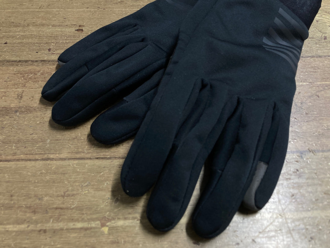 KD617 ラファ Rapha PRO TEAM WINTER GLOVES 長指 ウィンターグローブ 黒 サイズ不明 裏起毛